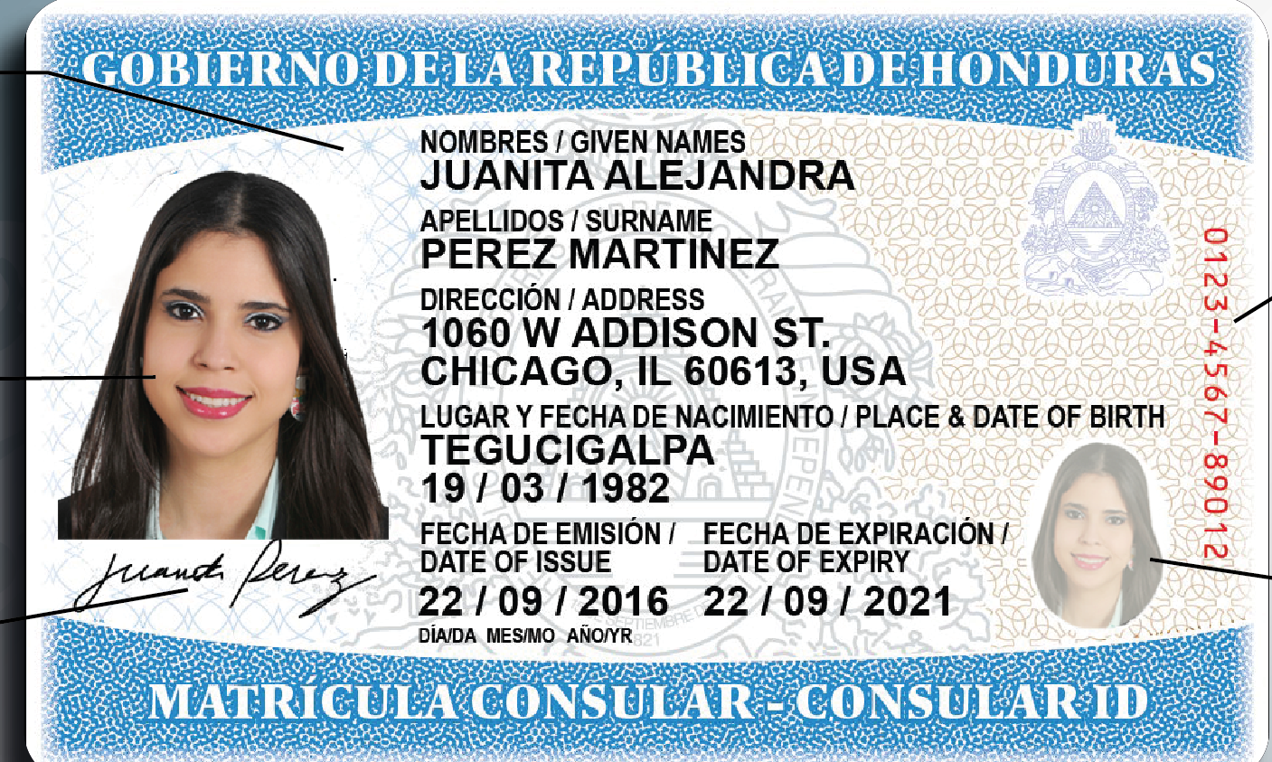 Matricula Consular De Honduras